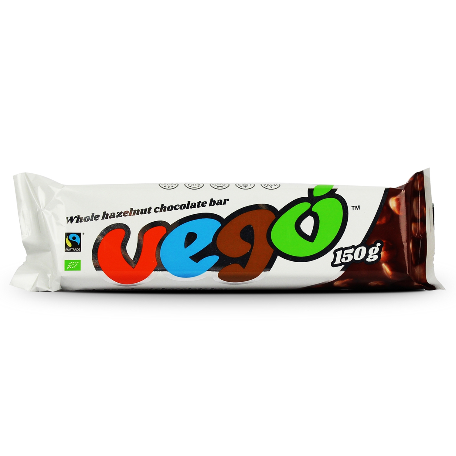Organic Whole Hazelnut Chocolate Bar Vego 150g Buy Whole Foods